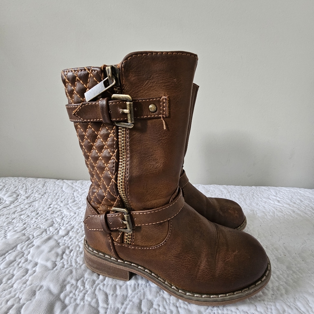 ID REQUIRED Chevelle Little Girls Mid Calf  Side Zip Boots